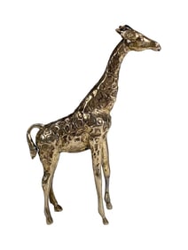 European Sterling Silver 925 Giraffe Figurine, 30g