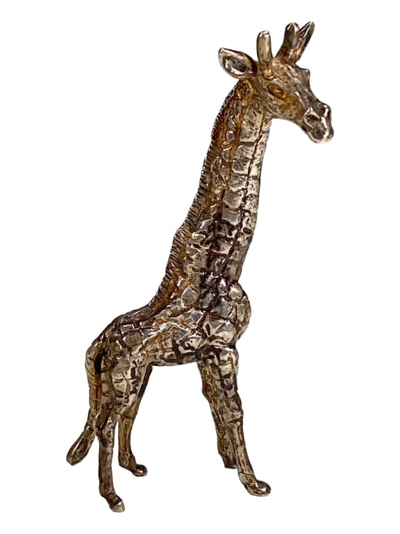Cartier Sterling Silver Giraffe Miniature Figurine (1 of 4)