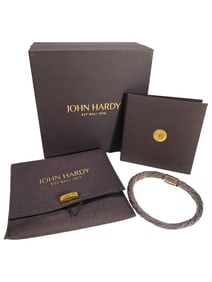 John Hardy Sterling Silver & 18K Gold Bracelet 31g