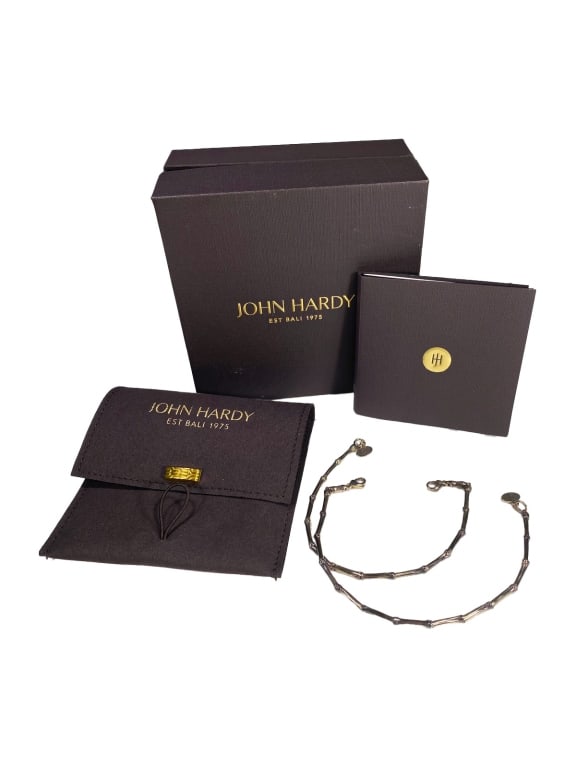 John Hardy Sterling Bamboo Link Bracelets, 2pc LOT (1 of 6)