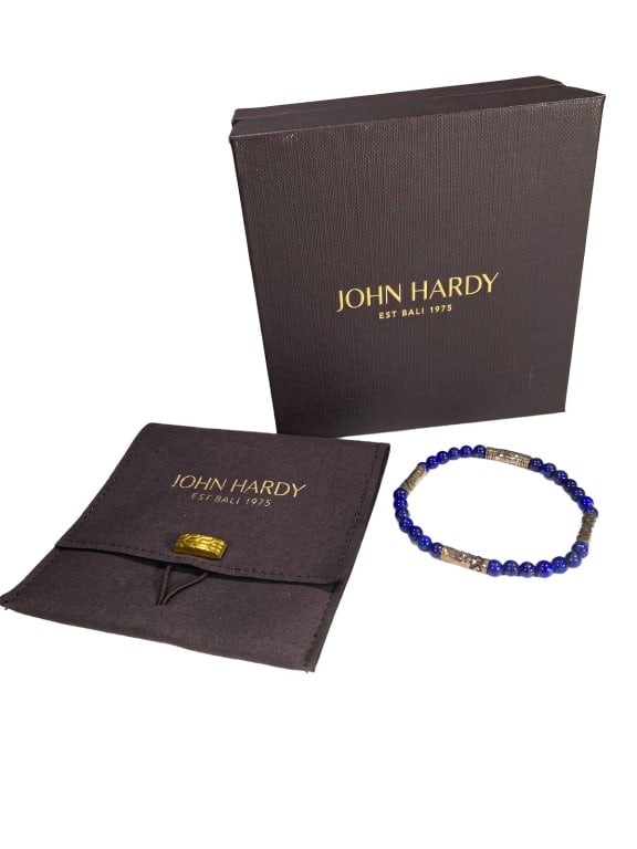 John Hardy Dayak Sterling & Lapis Lazuli Bracelet (1 of 8)