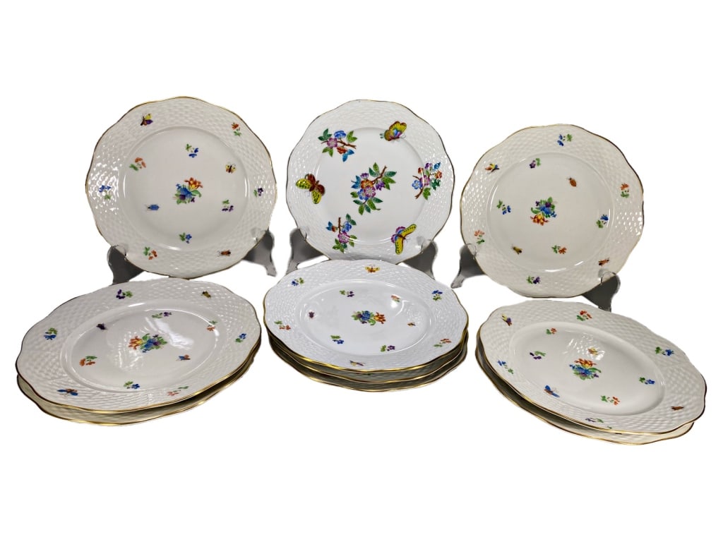 Herend Queen Victoria & Kimberly Dishes 10pc LOT (1 of 5)