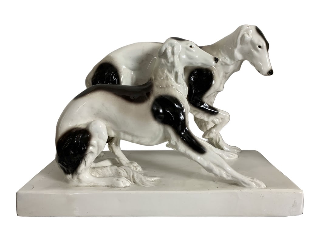 Goldscheider Austrian Greyhound Porcelain Figurine (1 of 6)