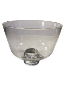 Steuben Crystal Trifle Punch Center Bowl SIGNED