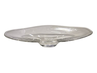 Steuben Crystal Art Glass Oval Centerpiece Bowl