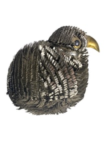 Alexander Blazquez Metal Bird & Brass Beak Figure