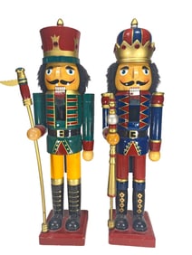 Traditional Wooden Nutcracker Soldier Figurines