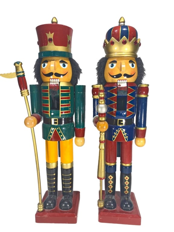 Traditional Wooden Nutcracker Soldier Figurines (1 of 5)