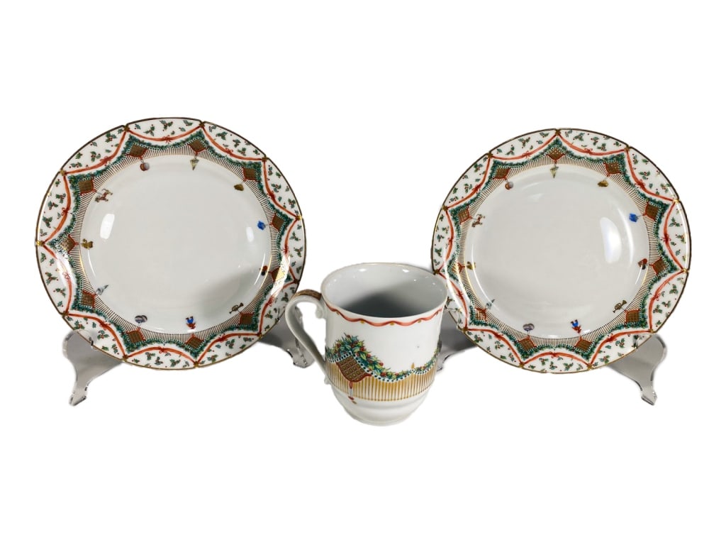 Royal Copenhagen Holiday Porcelain Set 3pc LOT (1 of 5)