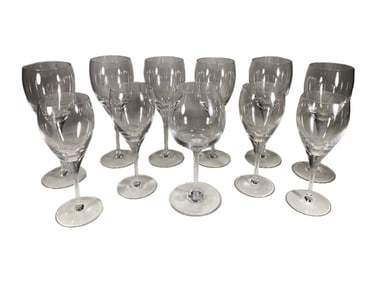 Christofle Crystal Wine & Baccarat Cognac Glasses