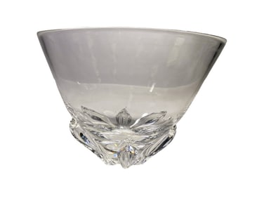 Steuben Crystal Art Glass Bowl by Donald Pollard