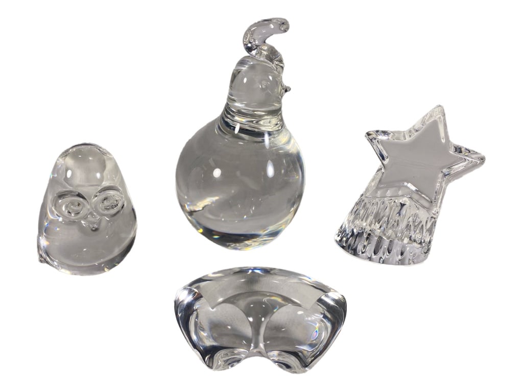 Steuben Crystal Animal, Heart & Star Group 4pc LOT (1 of 9)