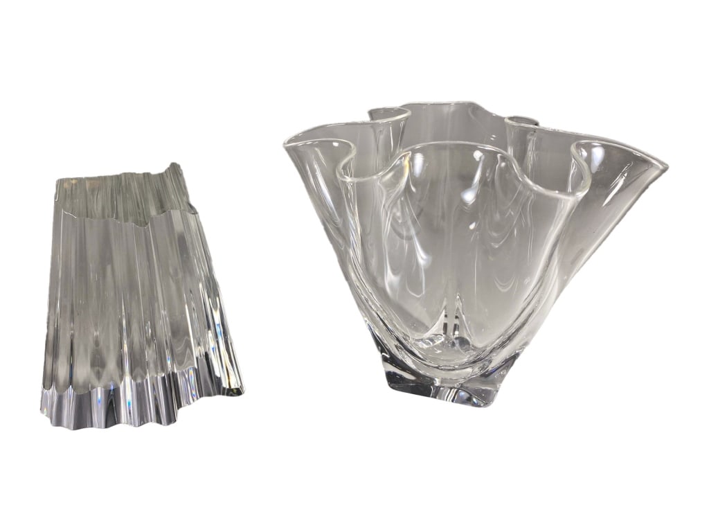 Steuben This Land America & Vase Crystal 2pc LOT (1 of 8)