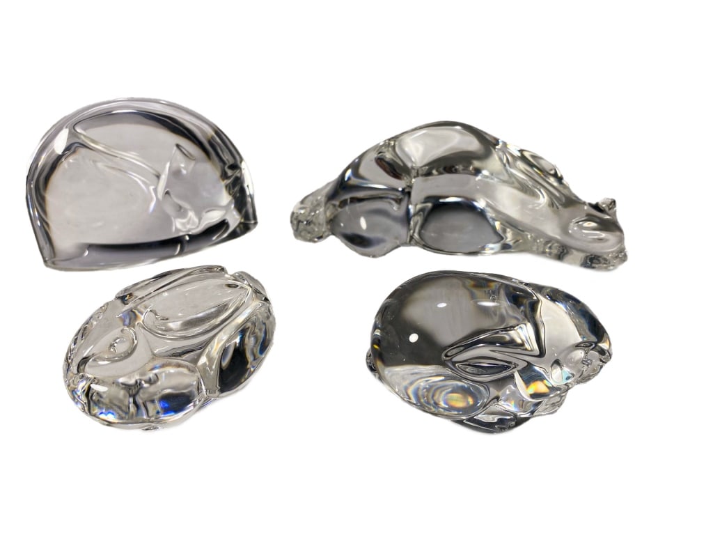 Steuben Crystal Animal Hand Coolers 4pc LOT (1 of 6)