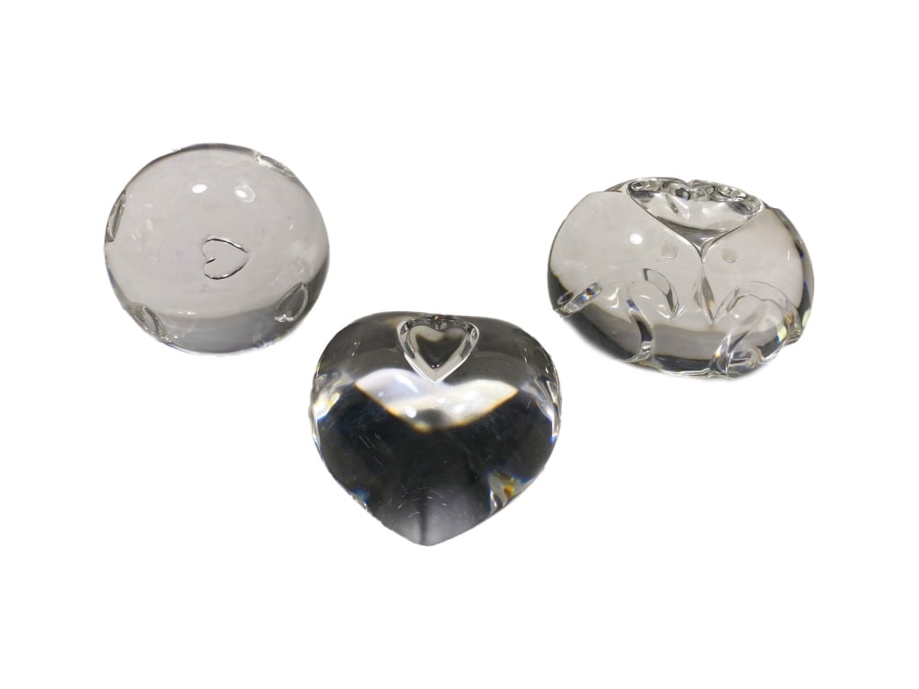 Steuben Crystal Hand Cooler Sculptures 3pc Lot (1 of 8)