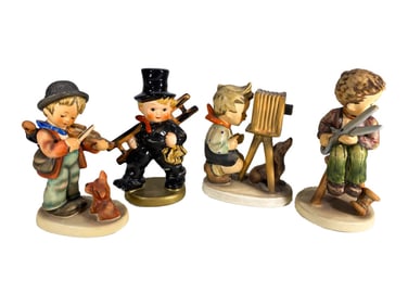 Hummel Goebel German Porcelain Figurines 4pc LOT