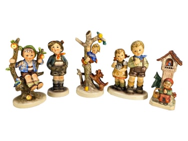Hummel Goebel German Porcelain Figurines 5pc LOT