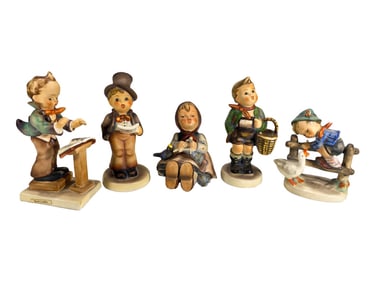 Hummel Goebel German Porcelain Figurines 5pc LOT