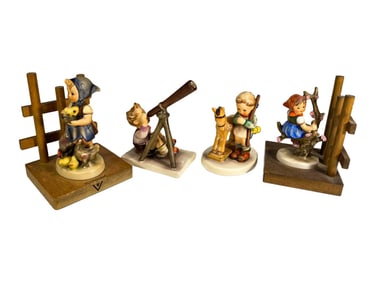 Hummel Goebel German Porcelain Figurines 4pc LOT