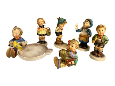 Hummel Goebel German Porcelain Figurines 6pc LOT