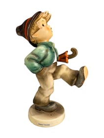 Hummel Happy Traveler Porcelain Figurine by Goebel