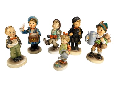 Hummel Goebel German Porcelain Figurines 6pc LOT