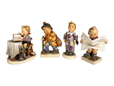Hummel Goebel German Porcelain Figurines 4pc LOT