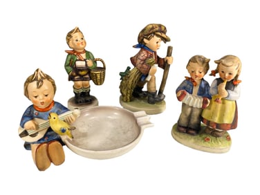 Hummel Goebel German Porcelain Figurines 4pc LOT