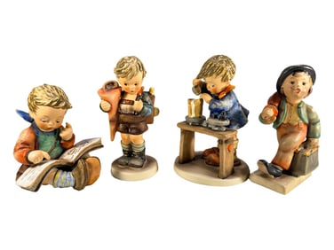 Hummel Goebel German Porcelain Figurines 4pc LOT