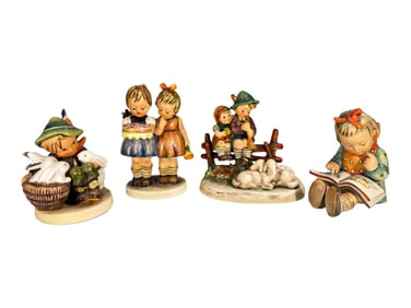 Hummel Goebel German Porcelain Figurines 4pc LOT