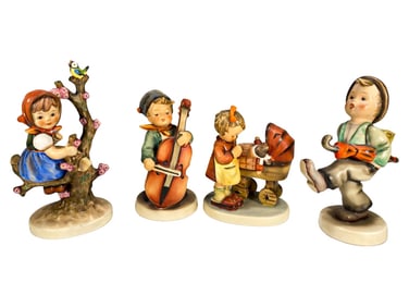 Hummel Goebel German Porcelain Figurines 4pc LOT