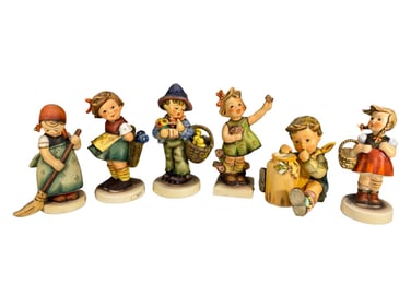 Hummel Goebel German Porcelain Figurines 6pc LOT