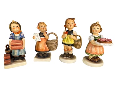 Hummel Goebel German Porcelain Figurines 4pc LOT