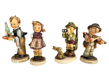 Hummel Goebel German Porcelain Figurines 4pc LOT