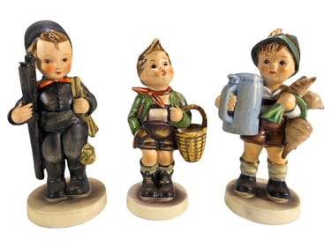 Hummel Goebel German Porcelain Figurines 3pc LOT