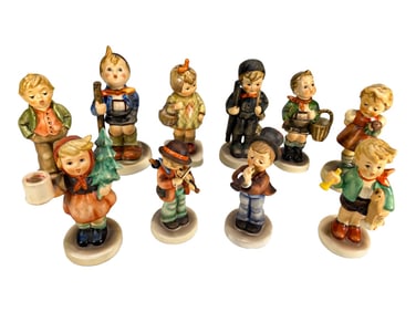 Hummel Goebel German Porcelain Figurines 10pc LOT