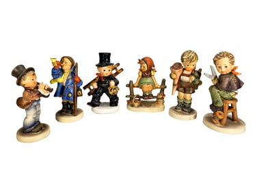 Hummel Goebel German Porcelain Figurines 6pc LOT