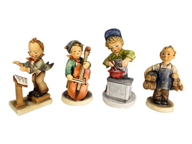 Hummel Goebel German Porcelain Figurines 4pc LOT