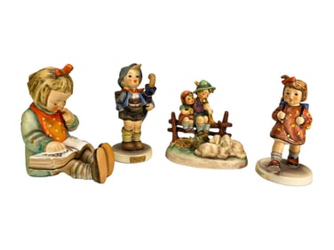 Hummel Goebel German Porcelain Figurines 4pc LOT