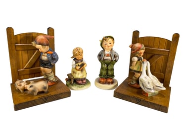 Hummel Goebel German Porcelain Figurines 4pc LOT