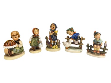 Hummel Goebel German Porcelain Figurines 5pc LOT
