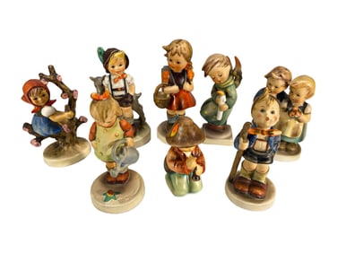 Hummel Goebel German Porcelain Figurines 8pc LOT
