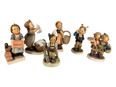 Hummel Goebel German Porcelain Figurines 6pc LOT