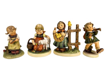 Hummel Goebel German Porcelain Figurines 4pc LOT