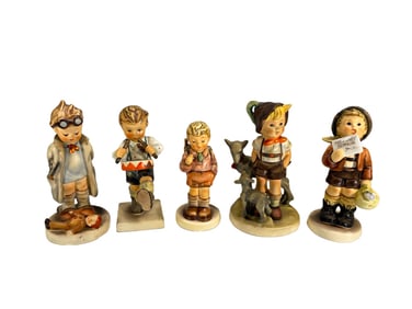 Hummel Goebel German Porcelain Figurines 5pc LOT
