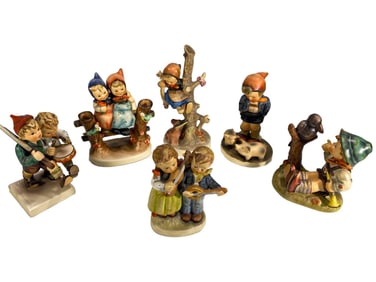 Hummel Goebel German Porcelain Figurines 6pc LOT