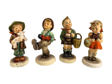 Hummel Goebel German Porcelain Figurines 4pc LOT