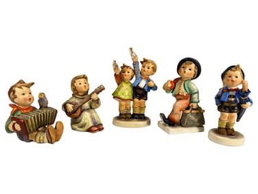 Hummel Goebel German Porcelain Figurines 5pc LOT
