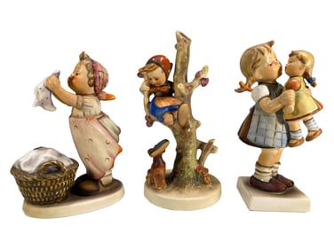 Hummel Goebel German Porcelain Figurines 3pc LOT