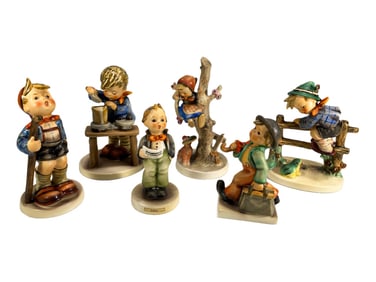 Hummel Goebel German Porcelain Figurines 6pc LOT